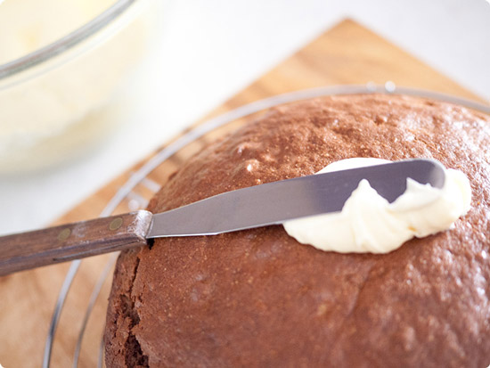 Pastel de chocolate y nueces