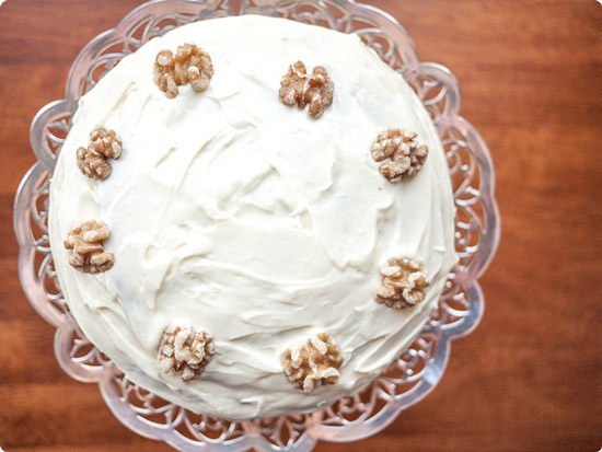 Pastel de chocolate y nueces