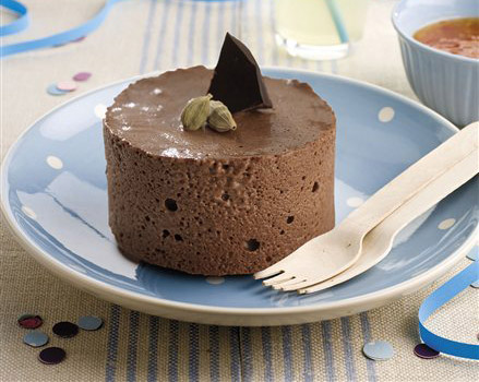 Mousse de chocolate ligero