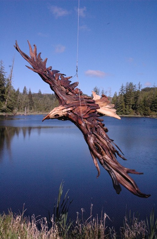 Esculturas de Madera de Deriva