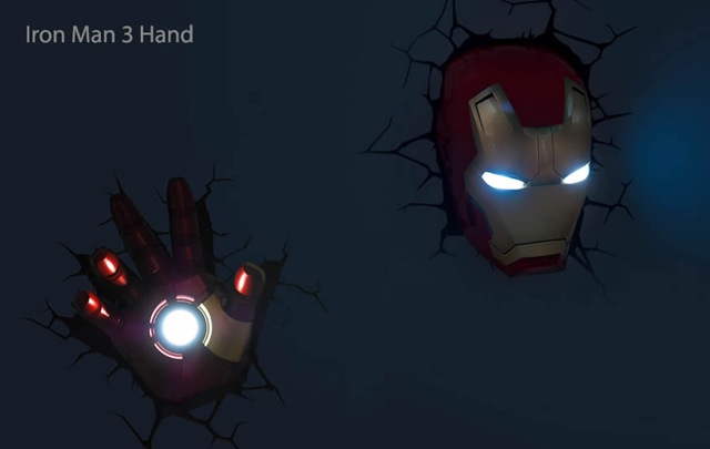 Legibilidad al límite Poderoso Lámparas Marvel 3D